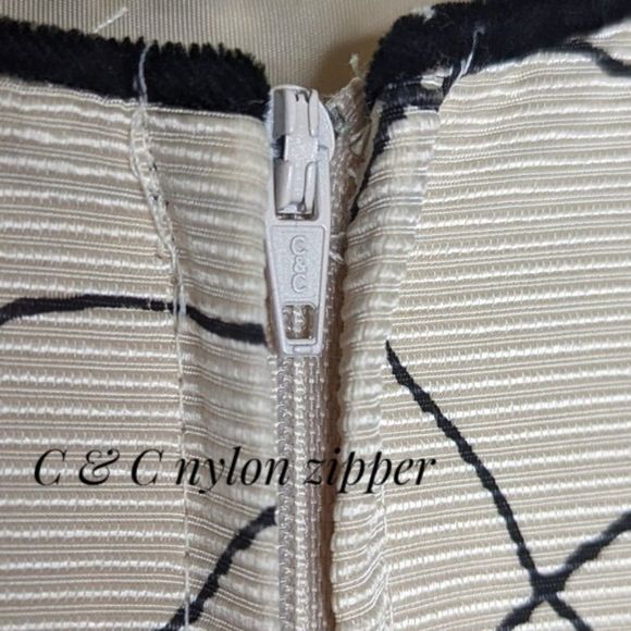 Vintage 50s Party Dress Circle Skirt Side Pockets Hand Sewn Midi - Picture 11 of 16